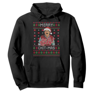 Funny Chit Christmas Hoodie Merry Chit Mas Do It Lady Ugly Xmas TS11 Black Print Your Wear