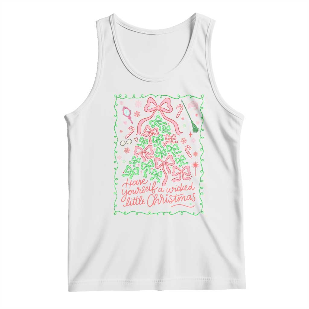 Have Yourself A Wicked Little Christmas Tank Top Funny Xmas Wizard Princess TS11 White Print Your Wear