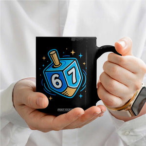 Funny 67 Hanukkah Dreidel Coffee Mug Chanukah Star Of David TS11 Print Your Wear