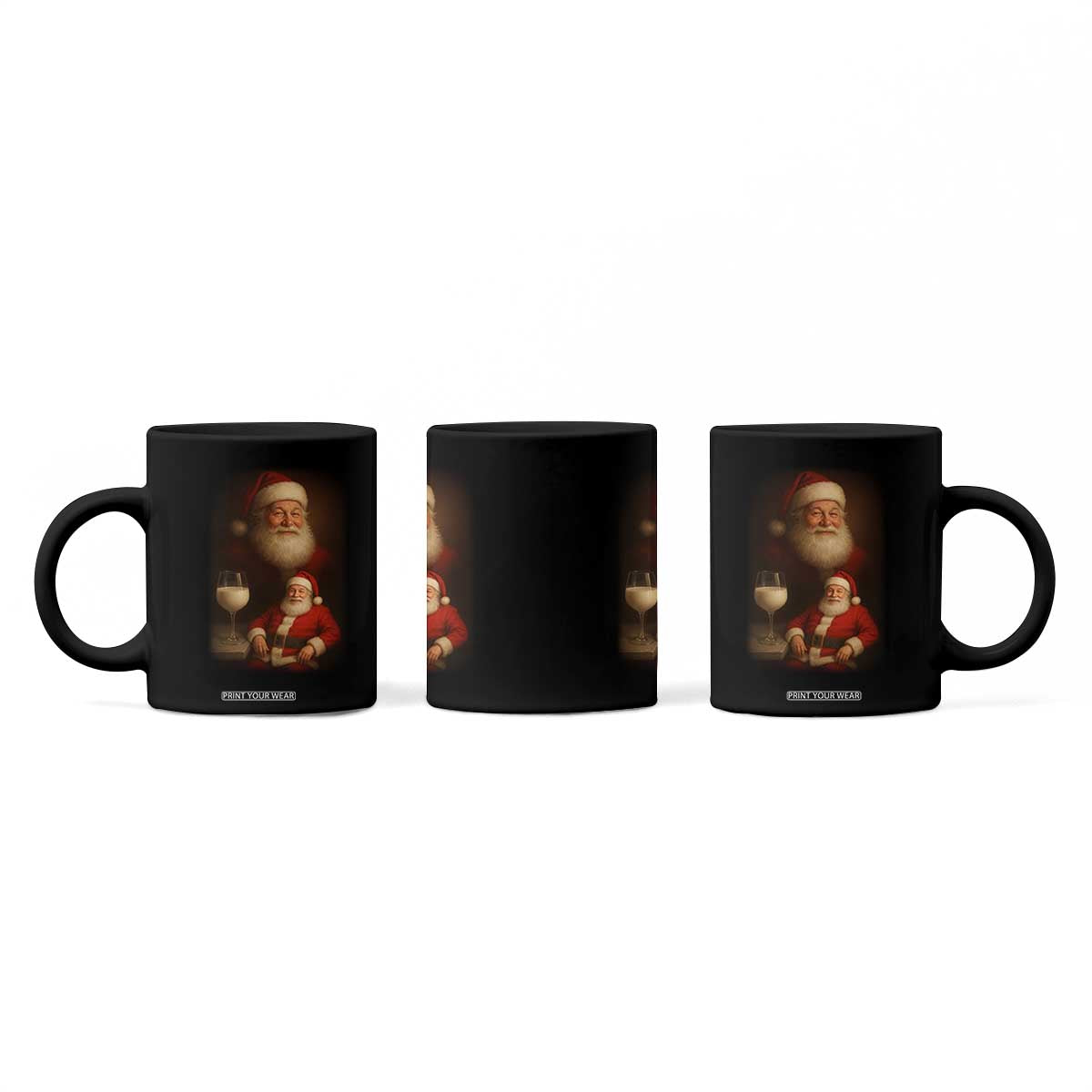 Funny Christmas Santa Drinking Milk Dank Meme Coffee Mug TS11 Print Your Wear