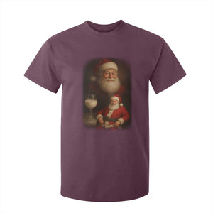 Funny Christmas Santa Drinking Milk Dank Meme T Shirt For Kid TS11 Maroon Print Your Wear