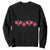 Funny Valentine's Day Xoxo Pink Pickleball Sweatshirt TS11 Black Print Your Wear