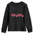 Funny Valentine's Day Xoxo Pink Pickleball Youth Sweatshirt TS11 Black Print Your Wear