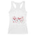 Funny Valentine's Day Nurse Doctor Racerback Tank Top Heart Stethoscope TS11 White Print Your Wear