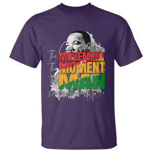 Dr Martin Luther King Jr T Shirt Celebrating The Movement Moment The Man TS11 Purple Print Your Wear