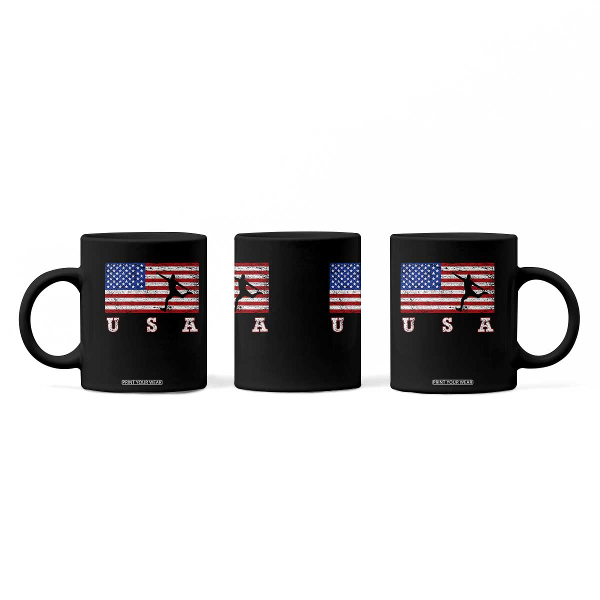Patriotic Soccer Coffee Mug USA American Flag Team TS11 Print Your Wear