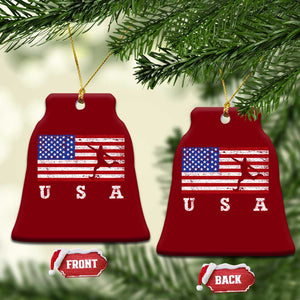Patriotic Soccer Ceramic Ornament USA American Flag Team TS11 Print Your Wear