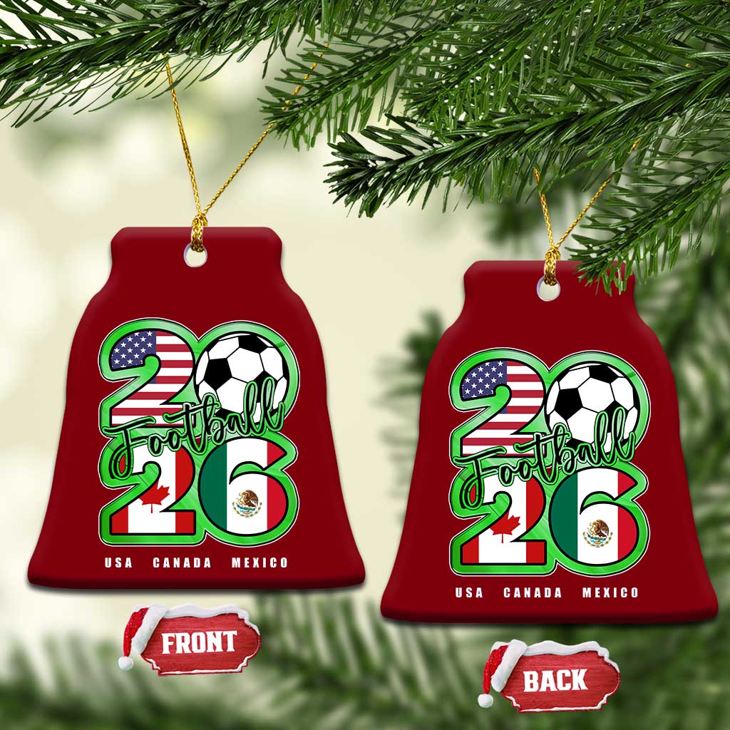 Soccer Football Lover Ceramic Ornament USA Canada Mexico Pride 26 TS11 Print Your Wear