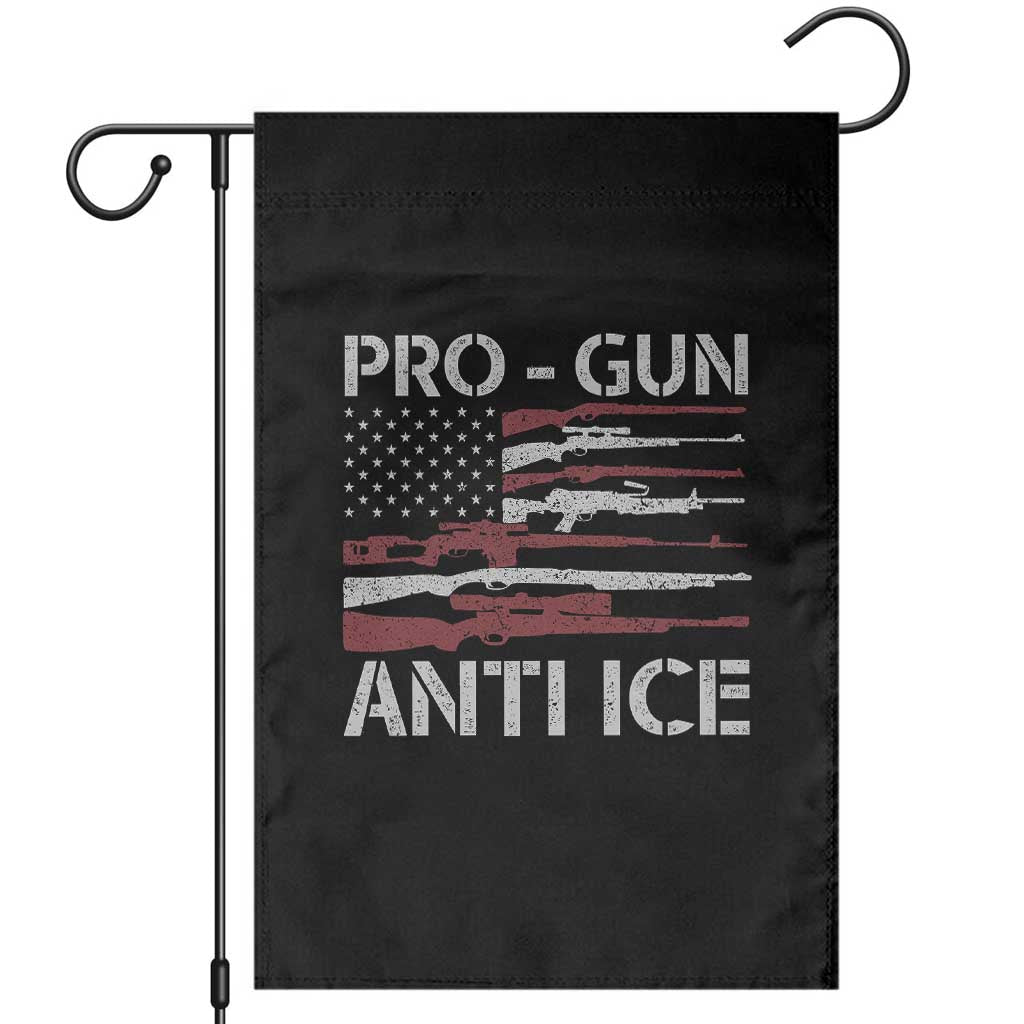 Pro Gun Anti Ice Garden Flag Vintage American Flag 2nd Amendment Support TS11 Black Print Your Wear