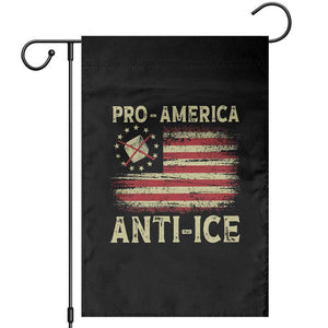 Pro American Anti Ice Garden Flag Resist Protest Support Immigrants Refugee TS11 Black Print Your Wear