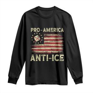 Pro American Anti Ice Long Sleeve Shirt Resist Protest Support Immigrants Refugee TS11 Black Print Your Wear