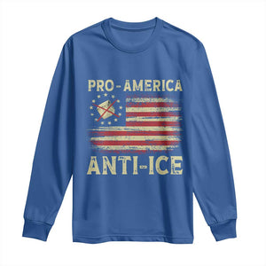 Pro American Anti Ice Long Sleeve Shirt Resist Protest Support Immigrants Refugee TS11 Royal Blue Print Your Wear