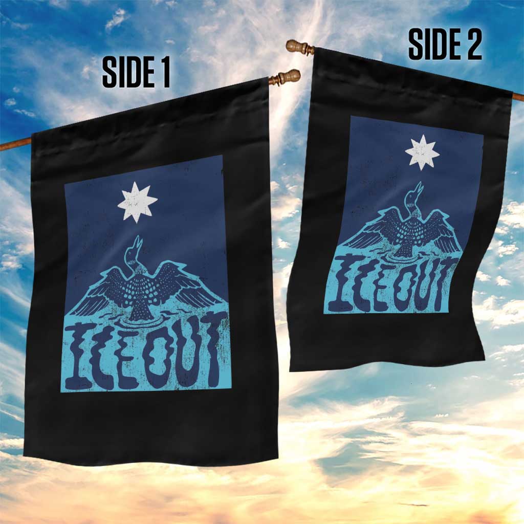 Ice Out Minnesota Loon Garden Flag MN State Protest TS11 Print Your Wear