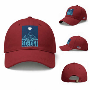 Ice Out Minnesota Loon Baseball Cap MN State Protest TS11 Baseball Cap Universal Fit Cherry Red Print Your Wear
