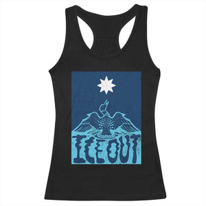 Ice Out Minnesota Loon Racerback Tank Top MN State Protest TS11 Black Print Your Wear