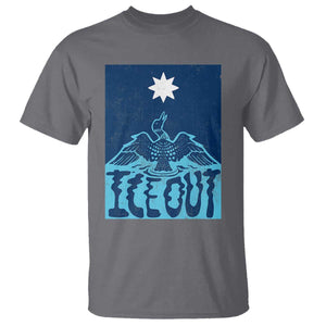 Ice Out Minnesota Loon T Shirt MN State Protest TS11 Charcoal Print Your Wear