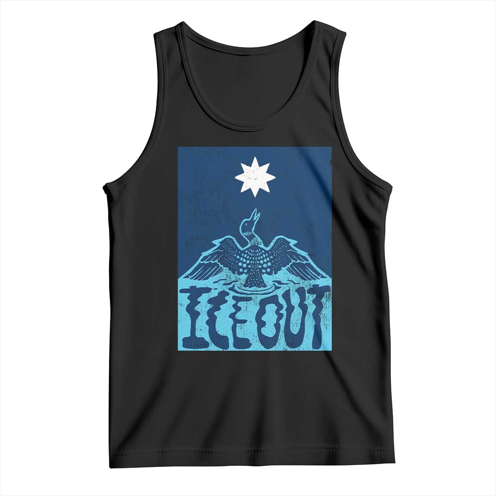 Ice Out Minnesota Loon Tank Top MN State Protest TS11 Black Print Your Wear