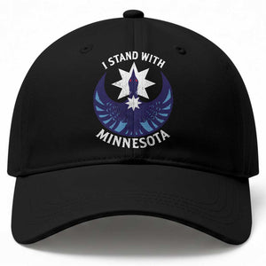 I Stand With Minnesota Baseball Cap Rebel Common Loon Minnesota Protest TS11 Print Your Wear