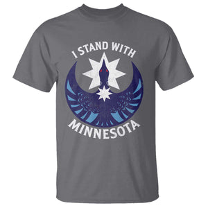 I Stand With Minnesota T Shirt - Rebel Common Loon Minnesota Protest Solidarity Tee TS11 Charcoal Print Your Wear