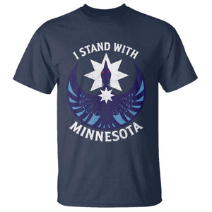 I Stand With Minnesota T Shirt - Rebel Common Loon Minnesota Protest Solidarity Tee TS11 Navy Print Your Wear