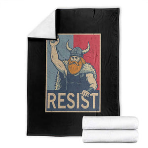 Funny Minneapolis Viking Resist Abolish Ice Protest Throw Blanket TS11 Black Print Your Wear