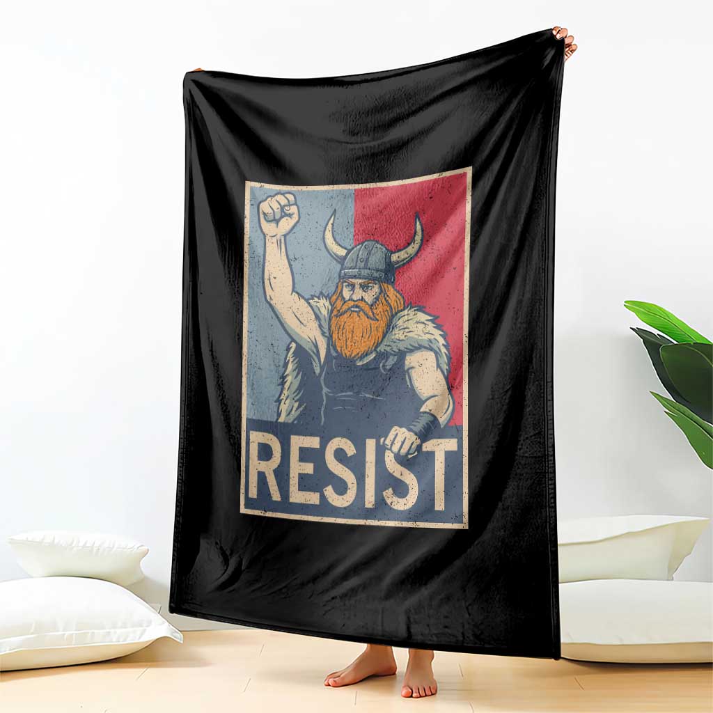 Funny Minneapolis Viking Resist Abolish Ice Protest Throw Blanket TS11 Print Your Wear