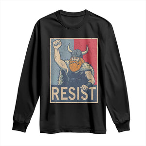 Funny Minneapolis Viking Resist Abolish Ice Protest Long Sleeve Shirt TS11 Black Print Your Wear