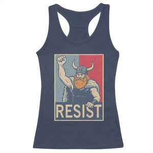 Funny Minneapolis Viking Resist Abolish Ice Protest Racerback Tank Top TS11 Navy Print Your Wear