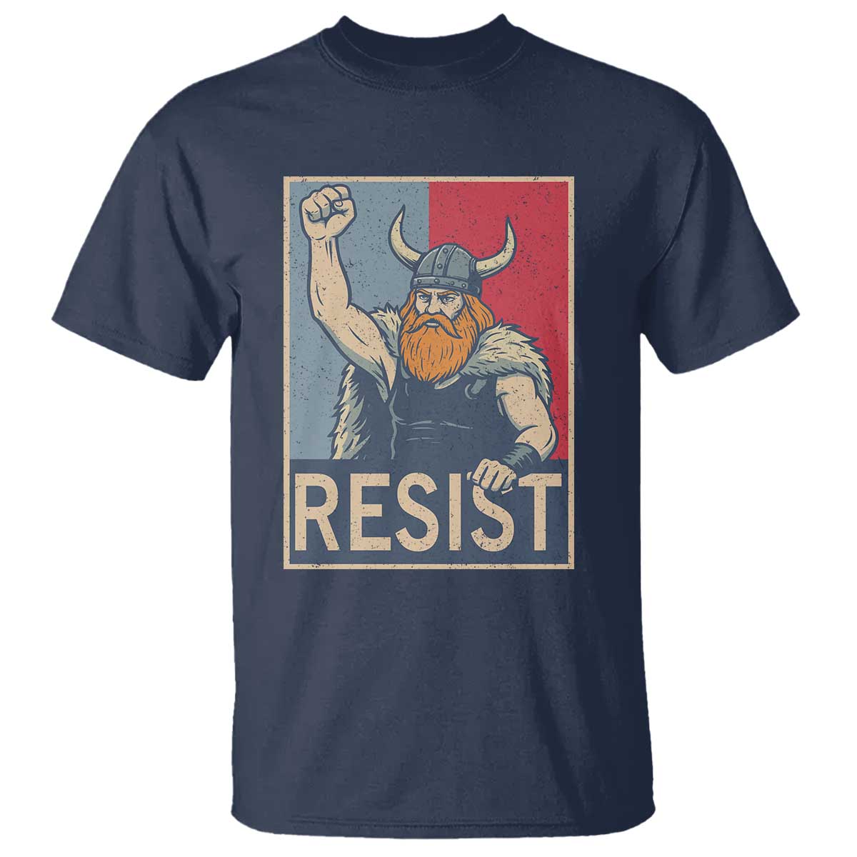 Funny Minneapolis Viking Resist Abolish Ice Protest T Shirt TS11 Navy Print Your Wear
