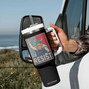 Funny Minneapolis Viking Resist Abolish Ice Protest Tumbler With Handle TS11 Print Your Wear