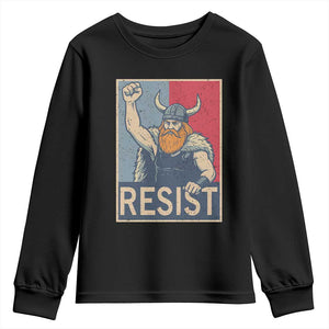 Funny Minneapolis Viking Resist Abolish Ice Protest Youth Sweatshirt TS11 Black Print Your Wear