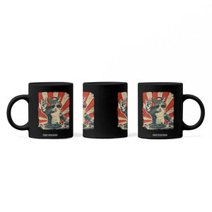 Funny DJ Cat with Headphones Retro Music Lover Coffee Mug TS11 Print Your Wear