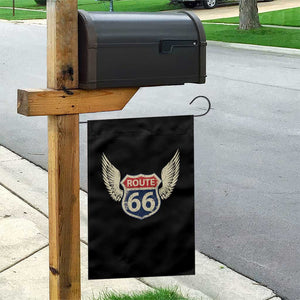 Vintage Route Highway 66 Highway Road Trip Sign Garden Flag TS11 Print Your Wear