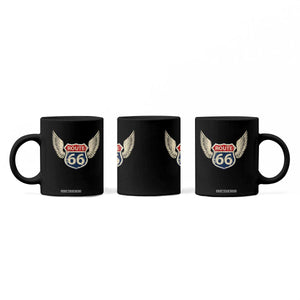Vintage Route Highway 66 Highway Road Trip Sign Coffee Mug TS11 Print Your Wear