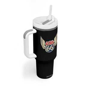 Vintage Route Highway 66 Highway Road Trip Sign Tumbler With Handle TS11 Print Your Wear