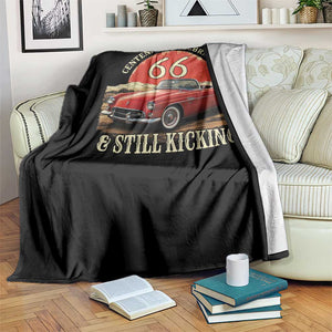 Route Highway 66 100 Years Anniversary Throw Blanket Centennial Celebration And Still Kicking Mother Road TS11 Print Your Wear