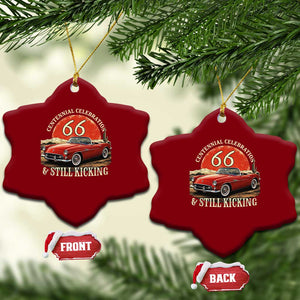 Route Highway 66 100 Years Anniversary Ceramic Ornament Centennial Celebration And Still Kicking Mother Road TS11 Print Your Wear