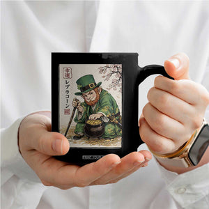 Vintage Japanese Leprechaun St Patricks Day Shamrock Ukiyo e Art Coffee Mug TS11 Print Your Wear
