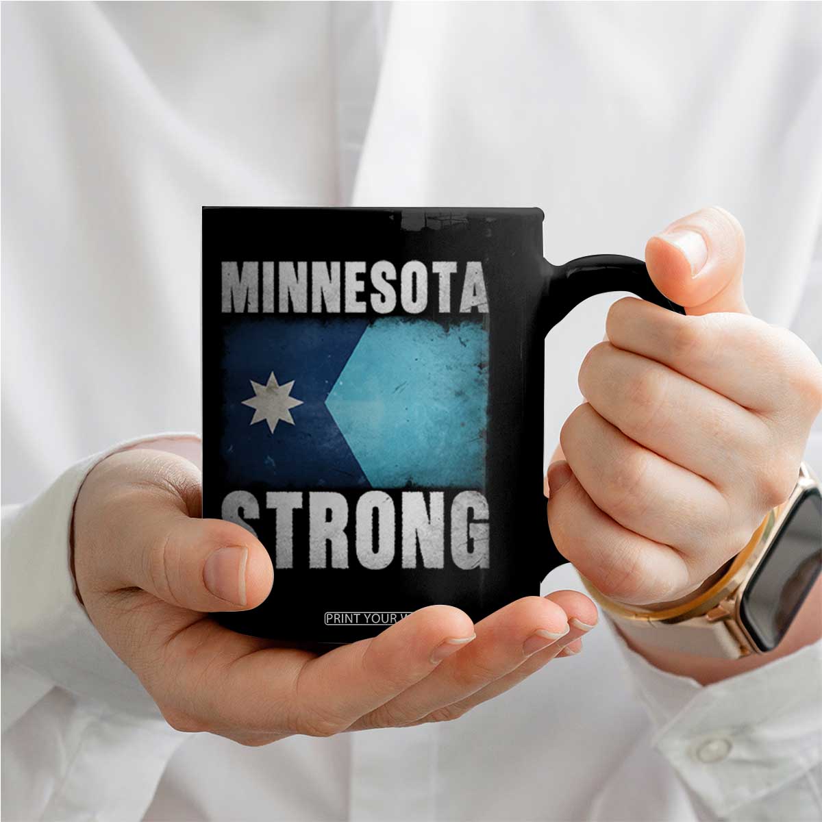 Minnesota Strong Coffee Mug MN State Pride Community Resistance TS11 Print Your Wear