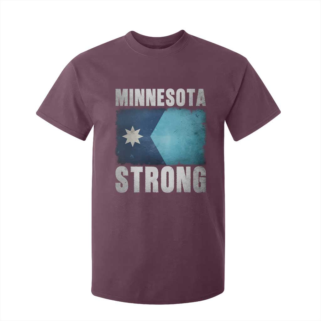 Minnesota Strong T Shirt For Kid MN State Pride Community Resistance TS11 Maroon Print Your Wear