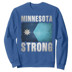 Minnesota Strong Sweatshirt MN State Pride Community Resistance TS11 Royal Blue Print Your Wear