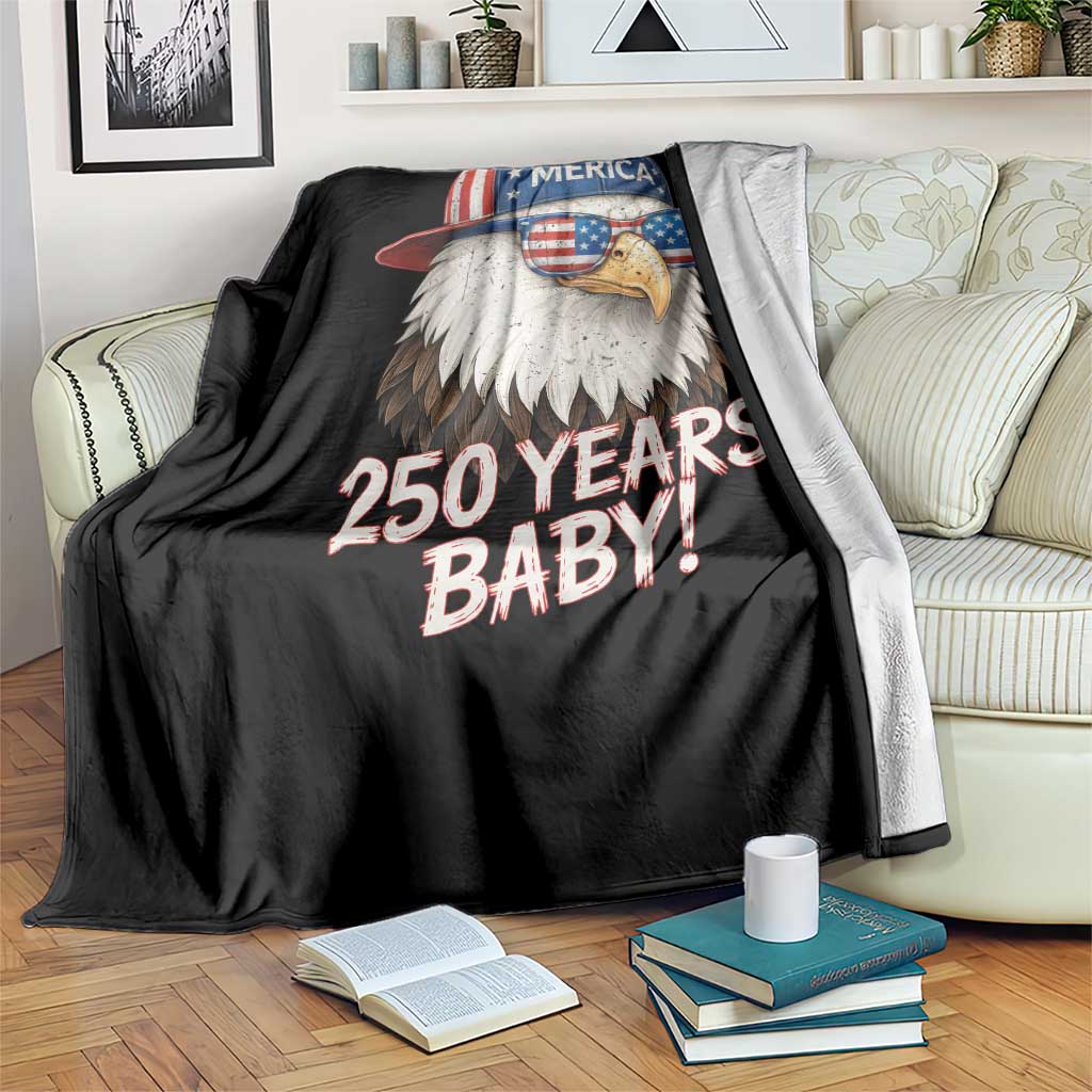 250th Anniversary USA 250 Years Baby Bald Eagle Throw Blanket TS11 Print Your Wear