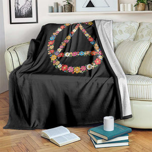 AA Sober Retro Flower Symbol Serenity Recovery Throw Blanket TS11 Print Your Wear