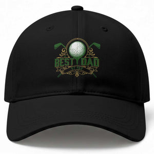 Funny Golfing Dad Baseball Cap Best Dad By Par Fathers Day TS11 Print Your Wear