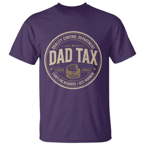 Dad Tax Control Department T Shirt Funny Father Snack Checker TS11 Purple Print Your Wear