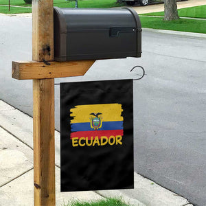 Ecuadorian Heritage Brushstroke Ecuador Flag Graphic Garden Flag TS11 Print Your Wear