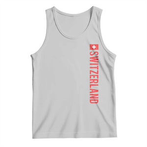 Switzerland Heritage Vintage Swiss Flag Schweiz Tank Top TS11 Ash Print Your Wear
