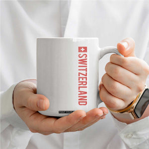 Switzerland Heritage Vintage Swiss Flag Schweiz Coffee Mug TS11 Print Your Wear