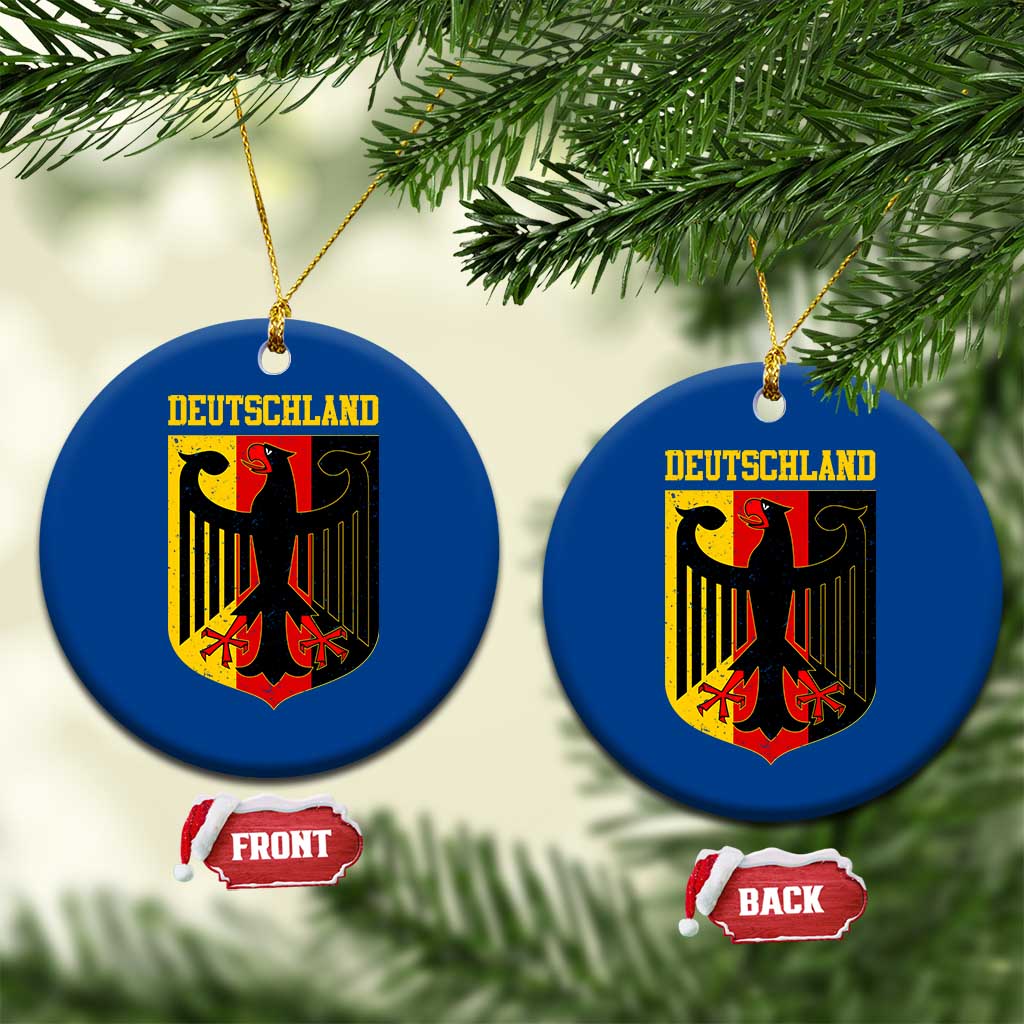 Deutschland German Pride Ceramic Ornament Bundesadler Coat of Arms TS11 1pc Blue Print Your Wear