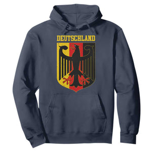 Deutschland German Pride Hoodie Bundesadler Coat of Arms TS11 Navy Print Your Wear